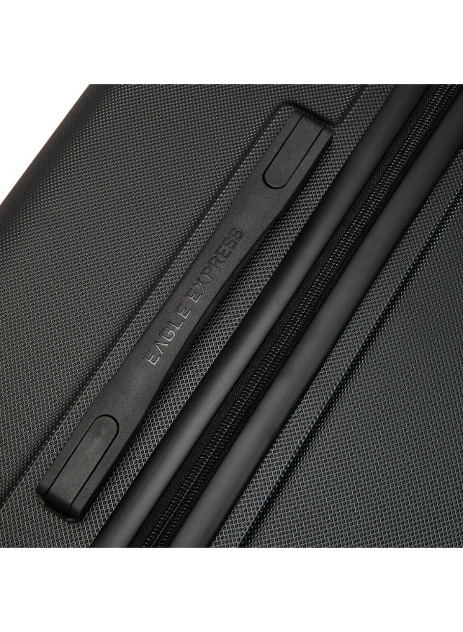ايجل اكسبريس إيجل إكسبريس فيوجن حقيبة سفر 20 بوصة - أسود - صلبة ضد الخدش بعجلات دوارة - غطاء حماية مجاني - ضمان لمدة عام - Image 4