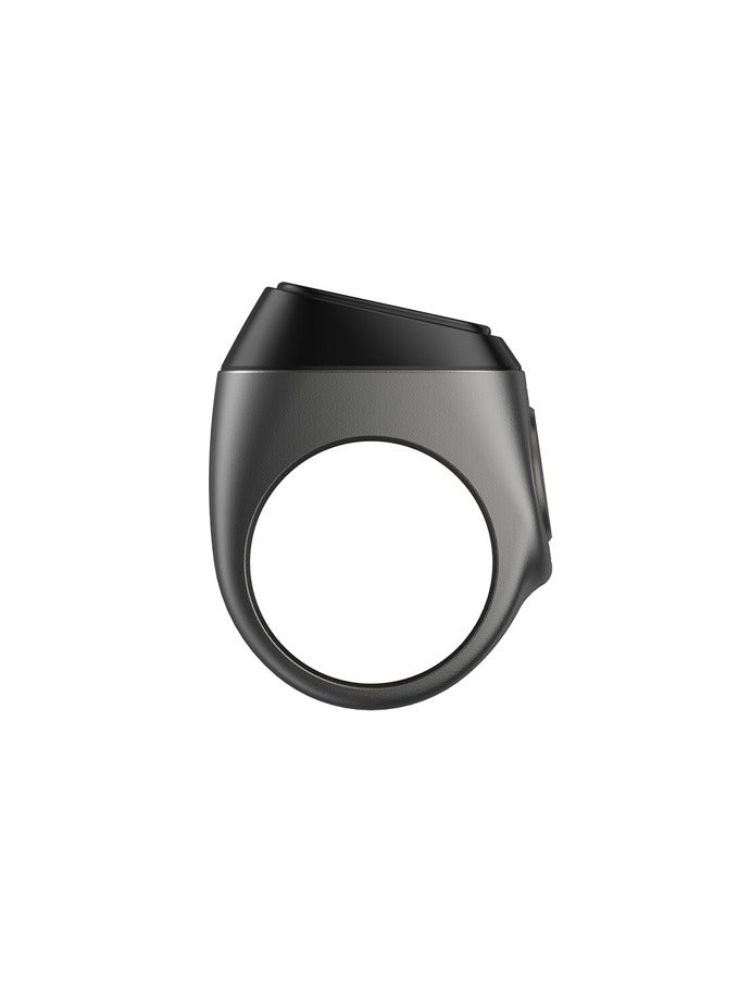 iQIBLA - Smart Tasbih Zikr Aluminum Ring  - Graphite -20 mm - Image 2