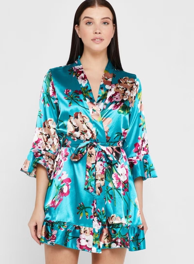 NIBEMINENT Printed Robe - Image 3