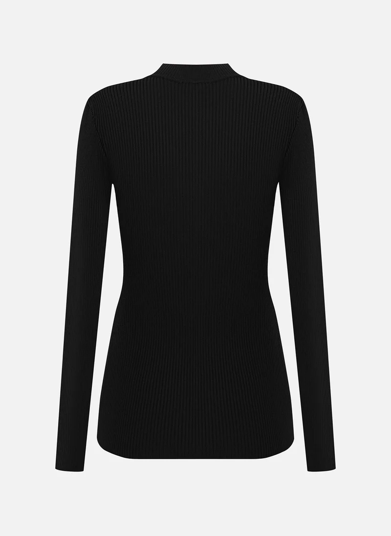 Lichi  Smooth knitted cardigan with small buttons for Women | Best Price UAE