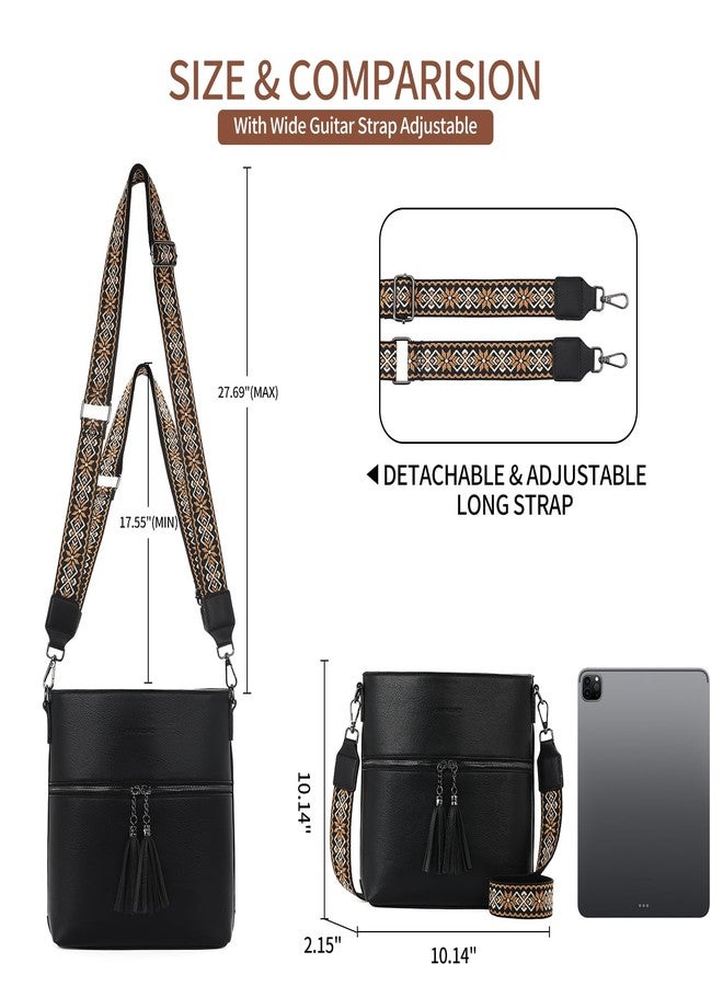 GAEKEAO Crossbody Bags for Women Medium Crossbody Purses Vegan Leather Shoulder Handbags Travel Purse with 6 Crad Slots - Image 5