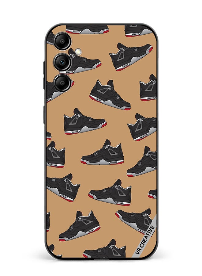 VR CREATIVE Protective Case Cover For Samsung Galaxy M54 Shoes Black Color Pattern Design Multicolour - Image 1