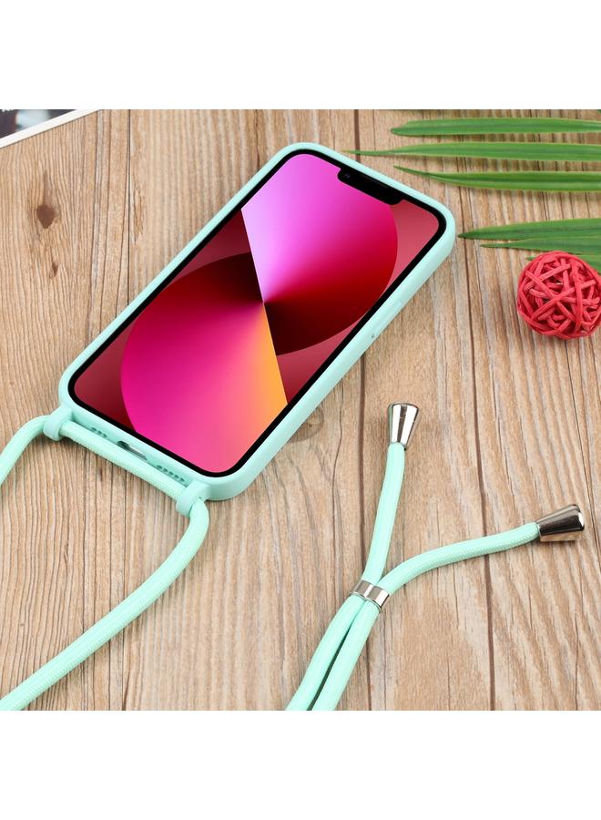 اس-توب جراب لهاتف iPhone 13 mini، جراب هاتف مجوف من الأكريليك مع حبل - Image 3