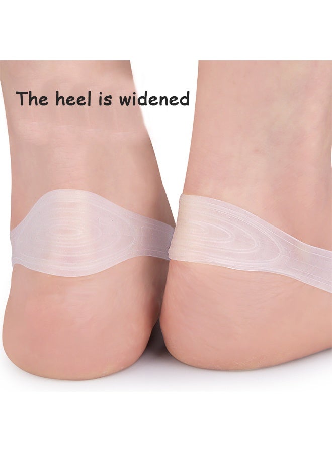 MXN 4 Pcs Soft Elastic Silicone Bunion Corrector Toe Separators Sleeves, Toe Straightener Relief Pain for Hallux Valgus Overlapping Toes - Image 3