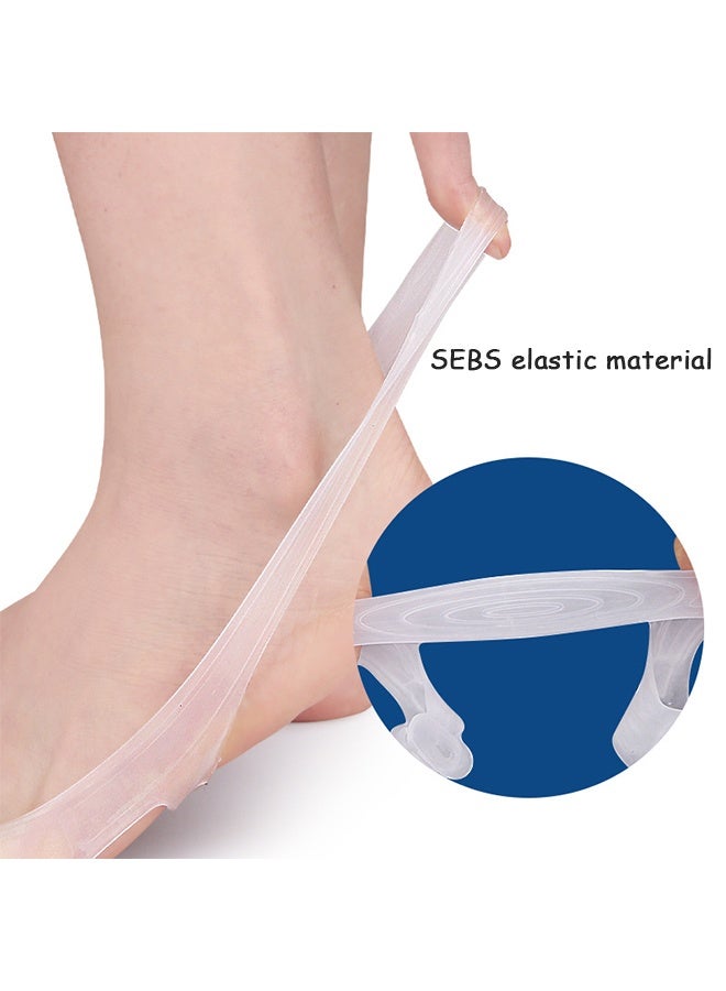 MXN 4 Pcs Soft Elastic Silicone Bunion Corrector Toe Separators Sleeves, Toe Straightener Relief Pain for Hallux Valgus Overlapping Toes - Image 2
