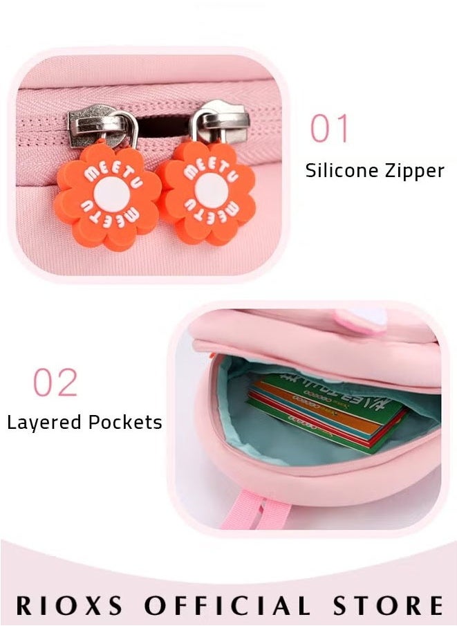 Muyixin - Kids Boys Grils Toddler Backpack 3D Cartoon Lightweight Waterproof Kindergarten Schoolbag Travel Bag for Baby Girls Boys 2-8 Years - Image 1