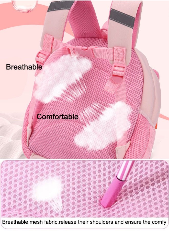 Muyixin - Kids Boys Grils Toddler Backpack 3D Cartoon Lightweight Waterproof Kindergarten Schoolbag Travel Bag for Baby Girls Boys 2-8 Years - Image 1