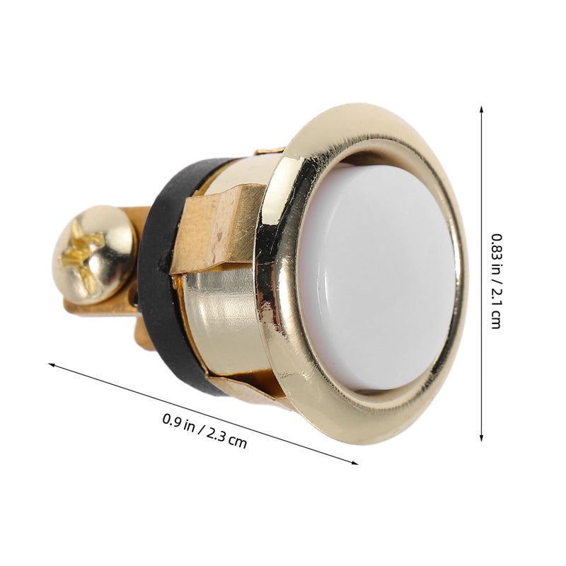 Vintage Style Metal Wired Doorbell Push Button Switch For Home Front Door Wall Mount - Image 3