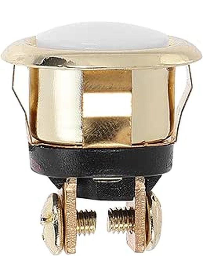 Vintage Style Metal Wired Doorbell Push Button Switch For Home Front Door Wall Mount - Image 1