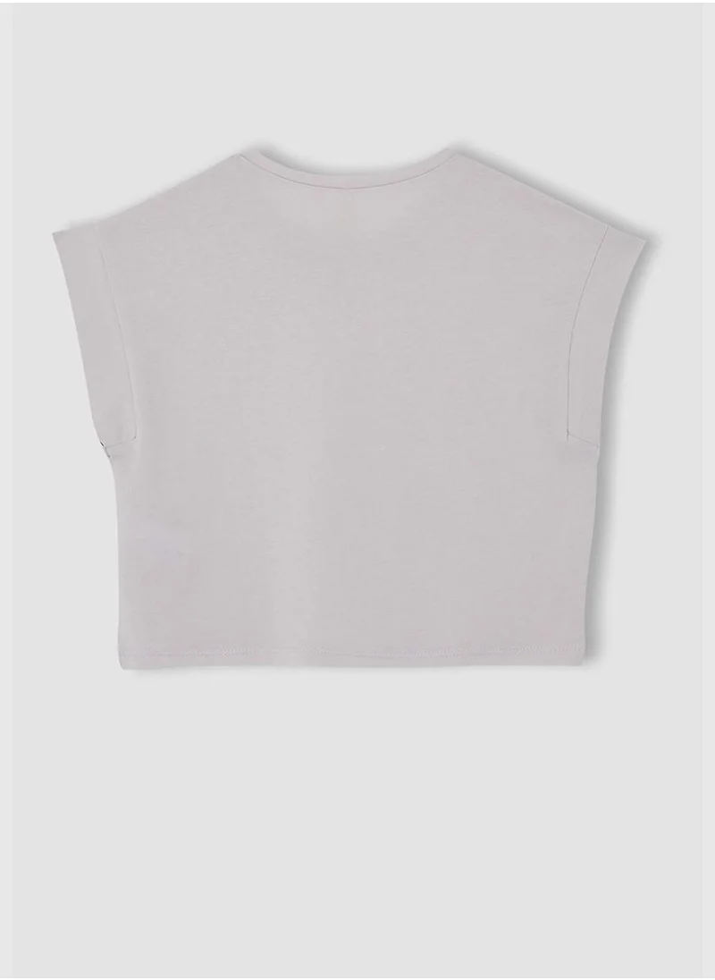 DeFacto Basic Sleeveless Cropped T-Shirt
