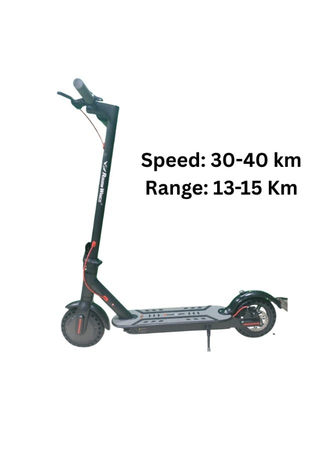 Rohan Wings HT01 Lightweight Electric Scooter – 36V 6.8Ah Battery, 350W Brushless Motor, Digital Display, App Control, 30–40 km Speed, 6-Month Warranty - Image 1