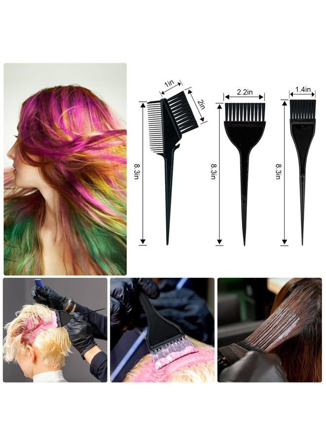 Xarchy 10 Pcs Professional Hair Bleach Kit Hair Coloring Products with Hair Dye Brush, Hair Color Bowl, Earmuffs, Hair Clip for Salon Hair Dye, Hair Color at Home, Hair Bleaching and Hair Highlighting - Image 2