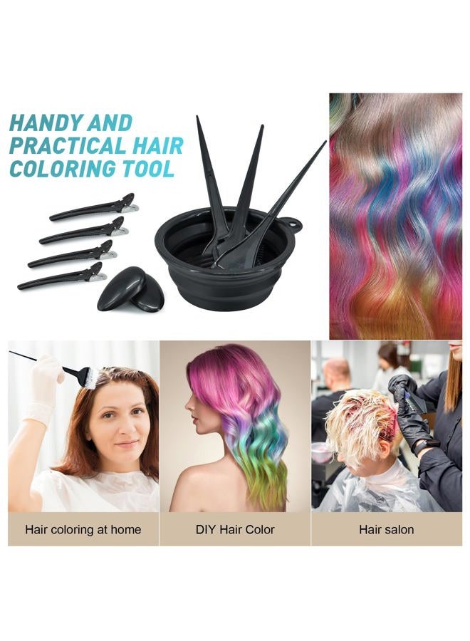 Xarchy 10 Pcs Professional Hair Bleach Kit Hair Coloring Products with Hair Dye Brush, Hair Color Bowl, Earmuffs, Hair Clip for Salon Hair Dye, Hair Color at Home, Hair Bleaching and Hair Highlighting - Image 5