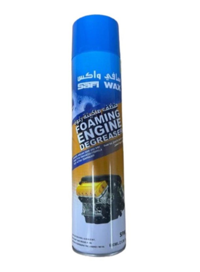 SAFI WAX Car Engine Foam Cleaner 650ml for Grease and Oil Removal Safe Formula for Metal Rubber and Plastic Parts - Image 1