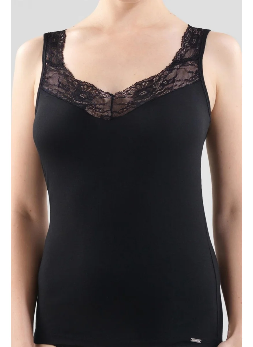 Blackspade Comfort Lace Black Undershirt 1343