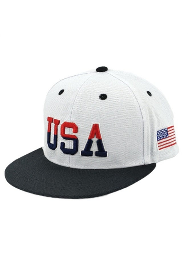 Fashionable Classic USA Baseball Cap Embroidered Sun Hat With Adjustable Buckle For Daily Wear And Outdoor Sports For Men Women  - Image 1