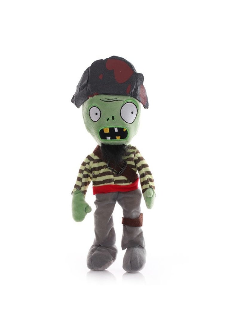 دمية زومبي من Plants Vs. Zombies Swordsman مقاس 12 بوصة، لعبة قطيفة، هدية للأولاد والبنات - Image 1