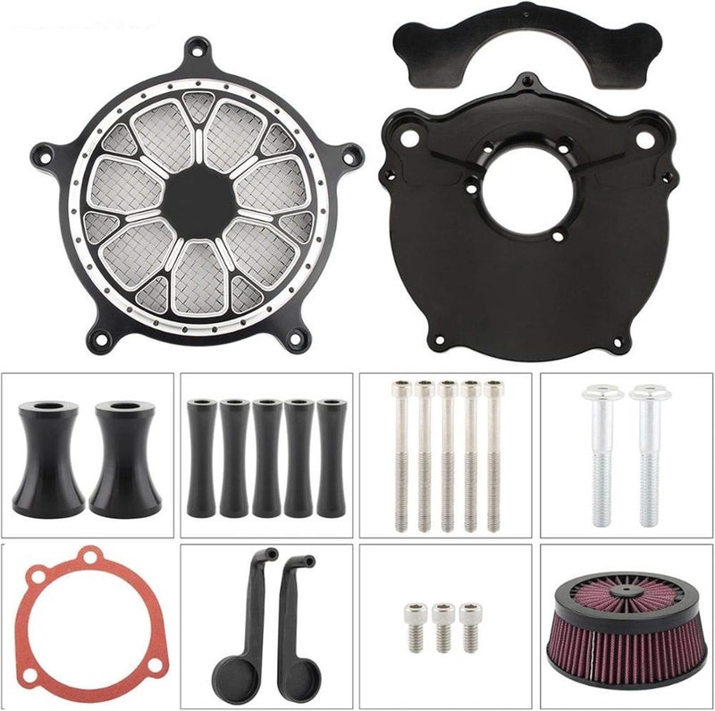 QASULER Motorcycle Venturi Air Filter Kit - Image 4