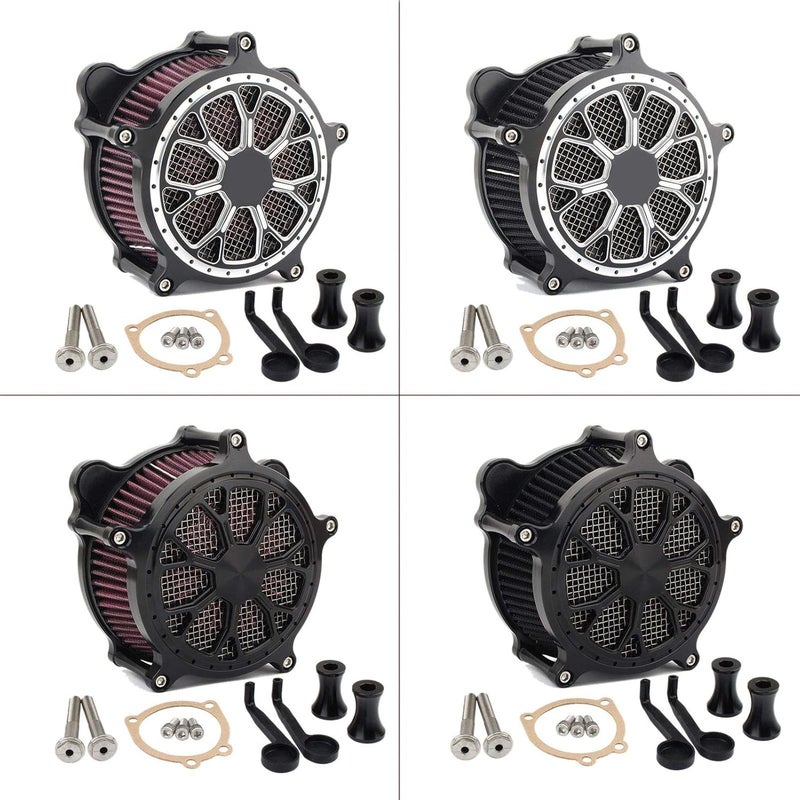 QASULER Motorcycle Venturi Air Filter Kit - Image 3