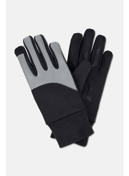 Tchibo Men Windproof With Reflective Insert Gloves, Black  - Image 2