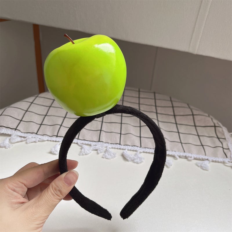 Generic Creative Vegetable Headbands for Women green apple