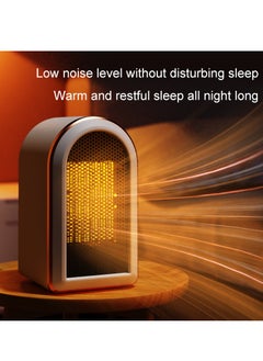 Joyelink Electric Fan Heater, Electric Heater,Compact Small Warmer, Thermostat Fast Heating Ultra Quiet Small Safe Space Heater for Office Home Room（Black）  - Image 5
