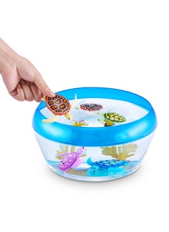ROBO ALIVE Robo Turtle Robotic Swimming Turtle (Orange + Blue) By Zuru Water Activated, Comes With Batteries, Amazon Exclusive (2 Pack)  - Image 4