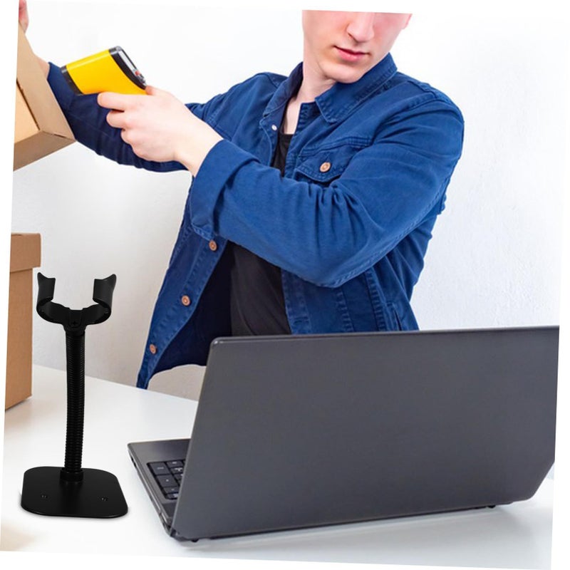 Multifunctional Barcode Scanner Holder Stand With Sturdy Base For Cashiers - Image 5