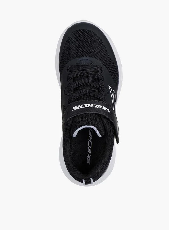 SKECHERS Kids Go Run 400 V2 Hook & Loop Running Shoes - 303580L-Blk-Cp