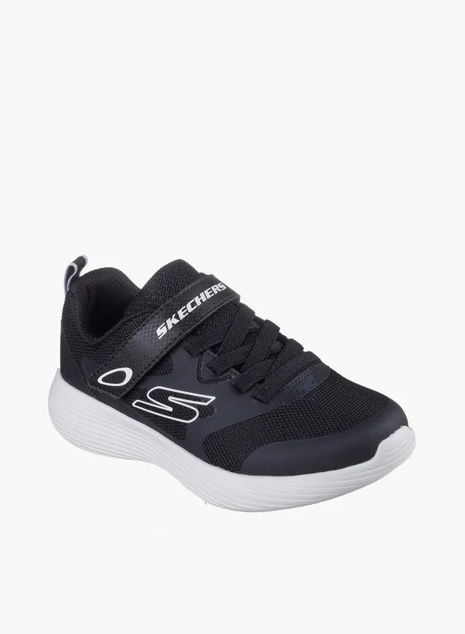 SKECHERS Kids Go Run 400 V2 Hook & Loop Running Shoes - 303580L-Blk-Cp