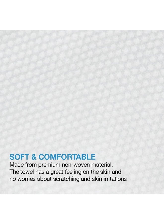 ForPro Professional Collection ForPro Professional Collection Premium Disposable Bath Towels, Salon & Spa Towels for Hair, Face, Body, Extra Large (15" x 31.5"), White, 50-Count - Image 4
