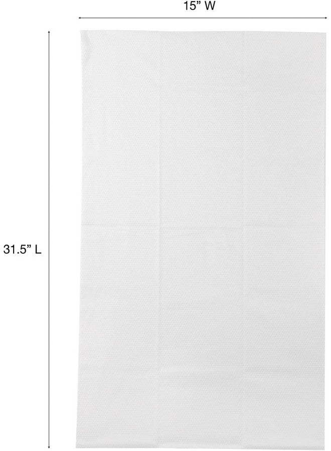 ForPro Professional Collection ForPro Professional Collection Premium Disposable Bath Towels, Salon & Spa Towels for Hair, Face, Body, Extra Large (15" x 31.5"), White, 50-Count - Image 3