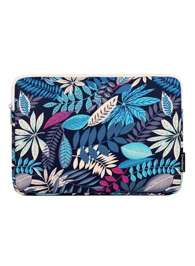 Creative Zipper Multi-function Portable Tablet 14 Inch Computer Bag File Waterproof Nylon Storage(Nary Brown)