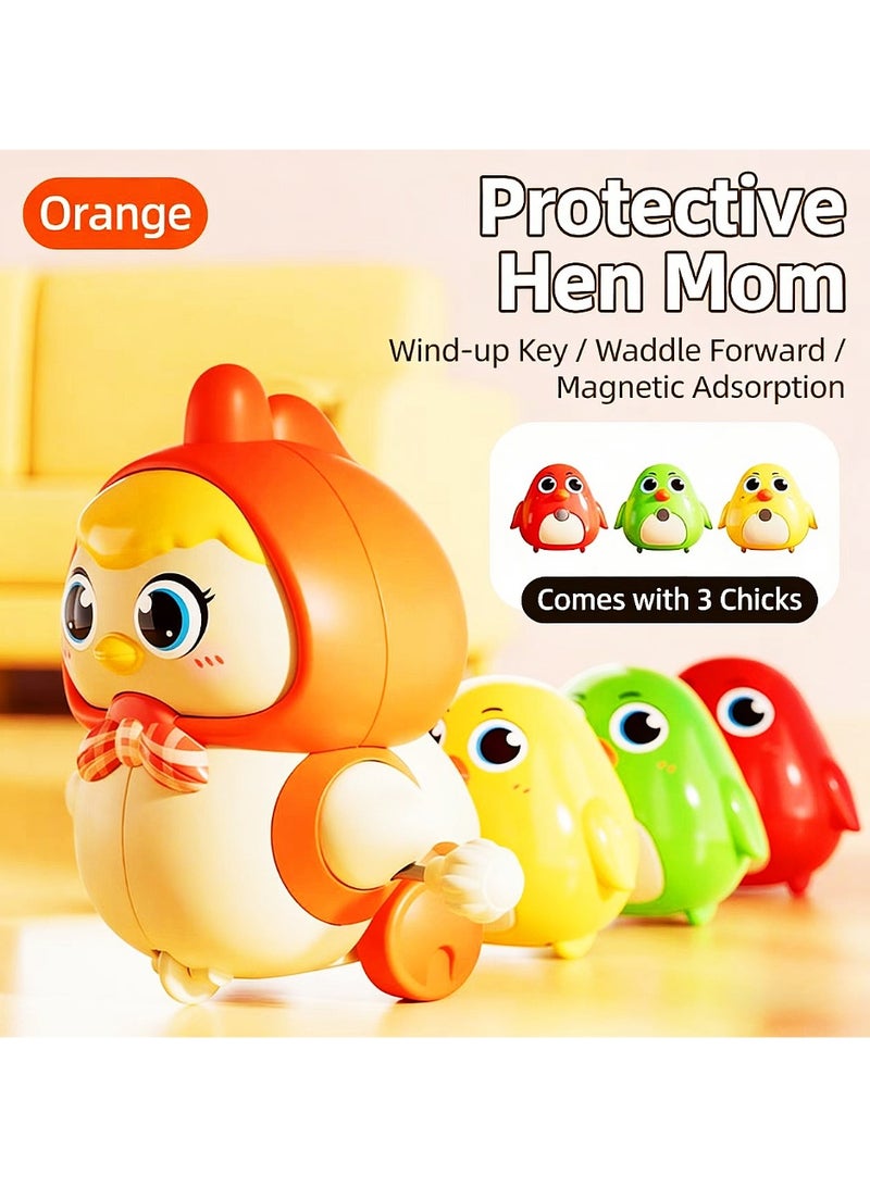 Adorable Magnetic Chicken Toy for Babies - Chicks Never Fall Behind - Image 1