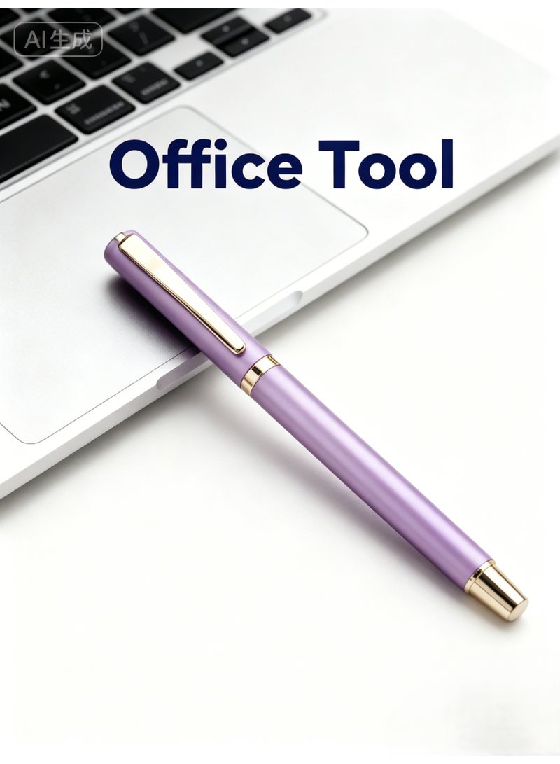 LumiArk 10Piece Pink Metallic Ballpoint Pens, Office Pens, Gel Pens, Smooth-Writing, Quick-Drying, Student Exam Pens, 0.5mm - Image 4