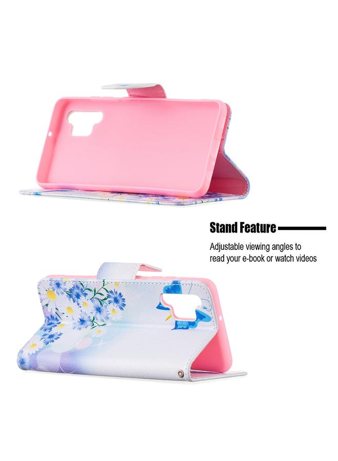 اس-توب جراب لهاتف Samsung Galaxy A32 4G بنمط رسم ملون، جراب جلدي قلاب أفقي مع حامل وفتحات للبطاقات ومحفظة - Image 4