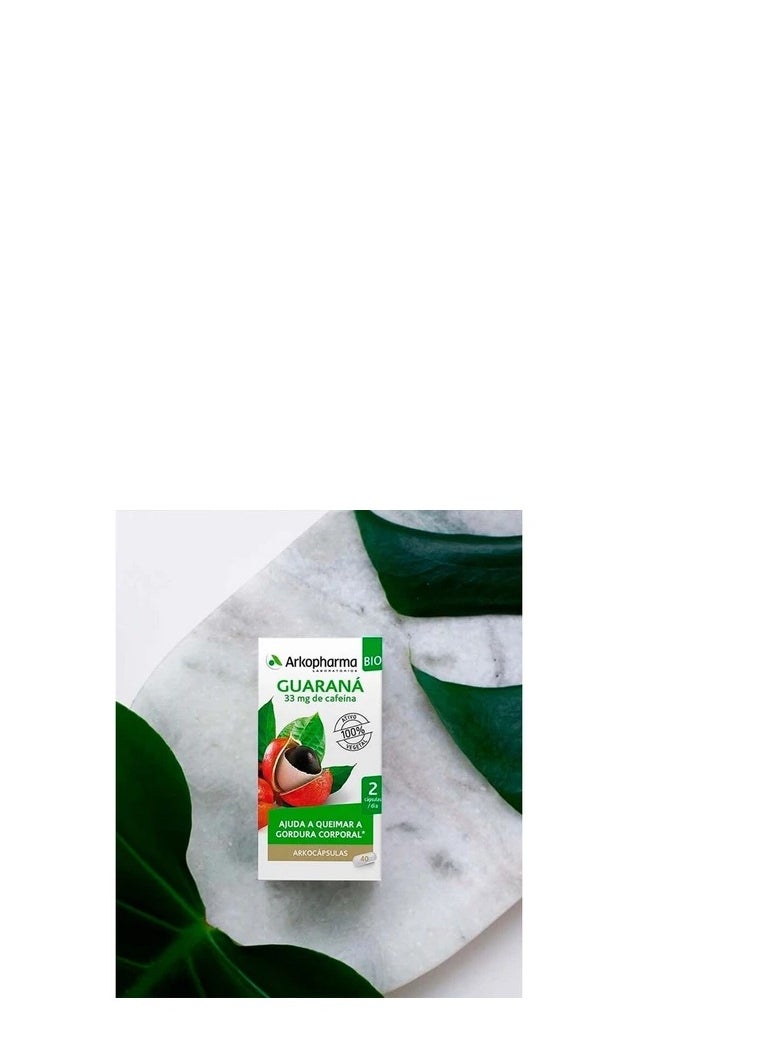 ARKOPHARMA - ARKOPHARMA ARKOCÁPSULAS GUARANA BIO FOOD SUPPLEMENT 80caps - Image 1