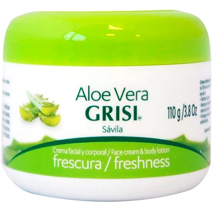 Grisi Aloe Vera Face Cream & Body Lotion Freshness, 3.8 oz (Pack of 2) - Image 2