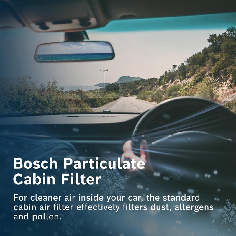 BOSCH F002H24938 Cabin Filter, Replacement Filter - Against Pollen and Dust for Cleaner Air Inside the Vehicle - Image 2
