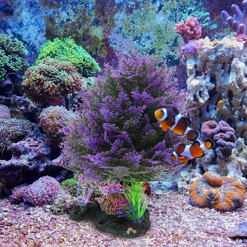 ULTECHNOVO Simulation Aquatic Plant and Aquarium Décor Artificial Water Grass Ornament for Fish Tank Decoration, Plastic Fake Aquatic Plants Model for Freshwater and Saltwater Tanks - Image 5