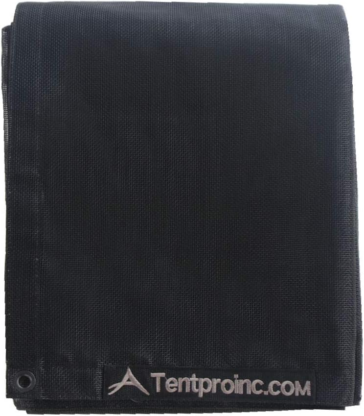leaveshade Dump Truck Mesh Tarp 7'X10' - Heavy Duty Black Cover with 6'' Pocket - Image 2