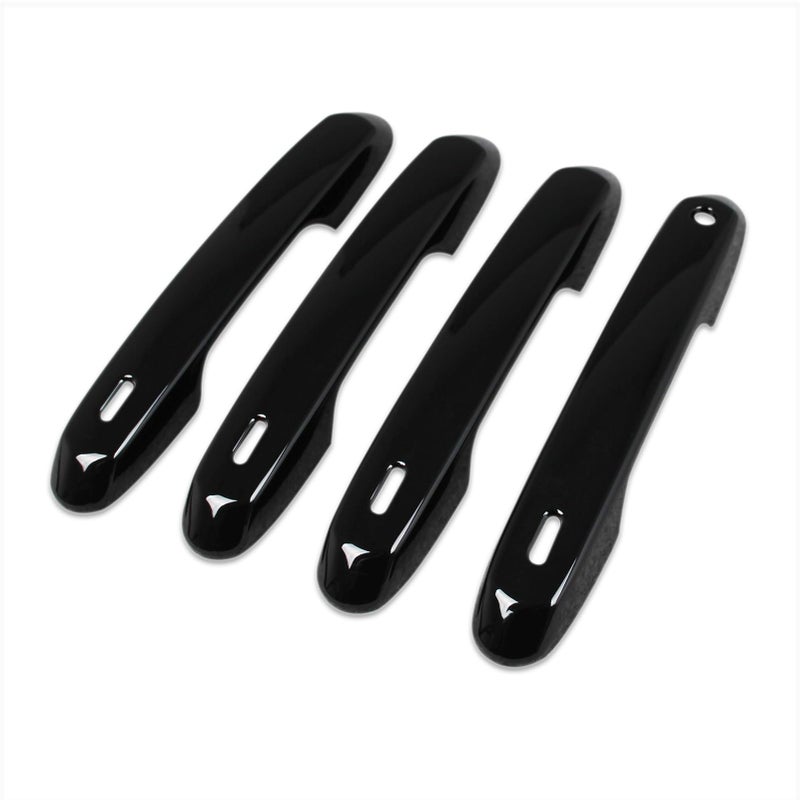 Beautost for Lexus GX GX550 Toyota Grand Highlander 2024 2025 2026 Door Handle Cover Trims ABS Piano Black - Image 2
