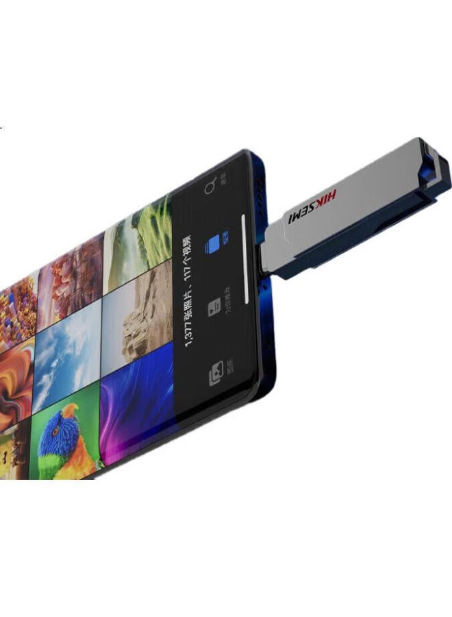 HIKVISION Hikvision 512Gb Dual-Interface Usb Flash Drive With Type-C Port, High-Capacity X307C Usb3.2 Dual-Head Flash Drive For Apple, Huawei, Xiaomi Computers, Dual-Use Portable Office Drive - Image 2