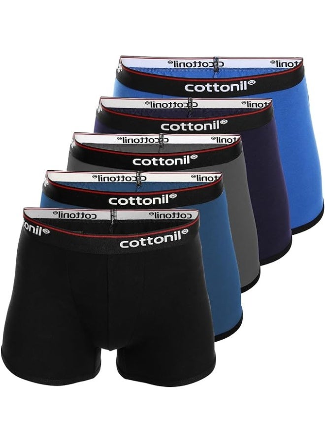 Cottonil Set of 5 Everyday Boxer 0963 - Multi color