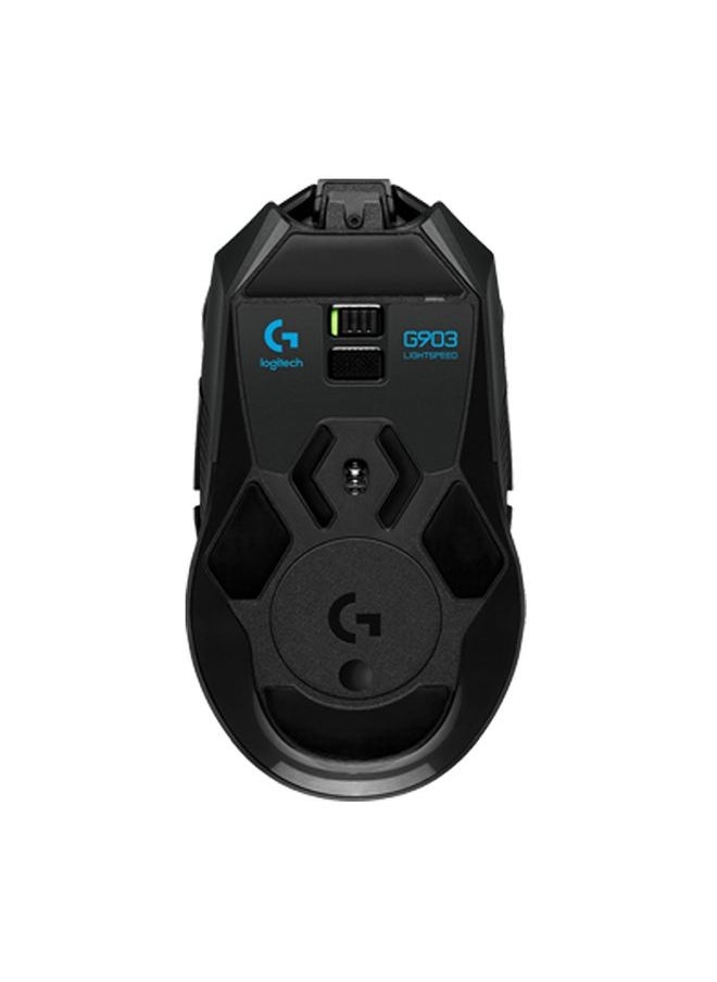 Generic - Logitech G903 LIGHTSPEED 16000 DPI 11 Buttons HERO 16K Sensor RGB Backlight Left and Right Hands Universal Wireless Optical Gaming Mouse (Black) - Image 1