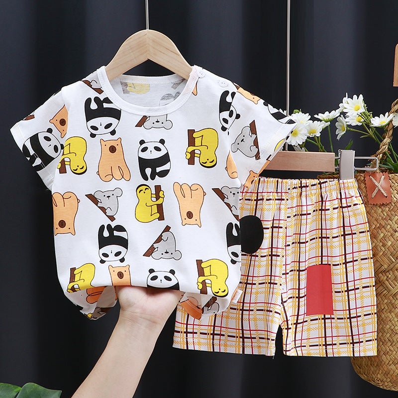 Infant Cotton T-Shirt Combo New Arrival K066-Short set of koala