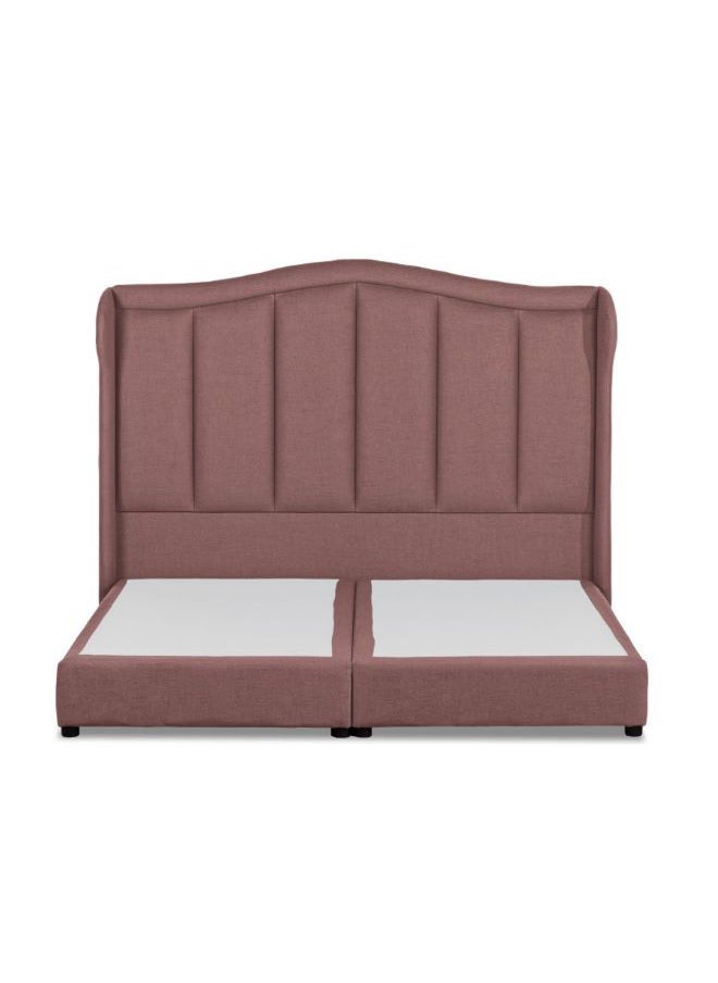 هاوس ون ريمو| هيكل سرير من المخمل 100x200 سم - زهري غامق - Image 2