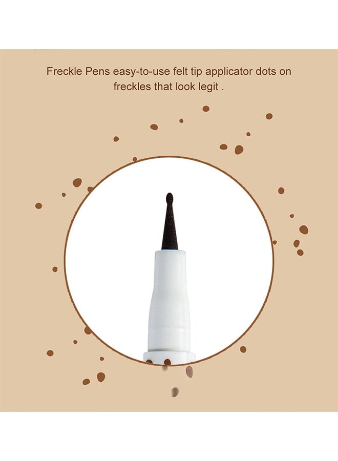 PAGE VINE Natural And True Color - Simulation Freckle Pen - Caramel Light Brown Freckle Pencil Natural Easy To Color Without Removing Makeup Spotting Pen Waterproof Sweatproof Makeup (#01 LIGHT) - Image 2