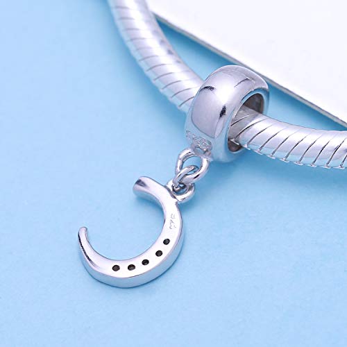 SOUKISS Letter C Charm Sterling Silver 925 Initial A-z Alphabet Beads Name Charm for Bracelet Charms - Image 3