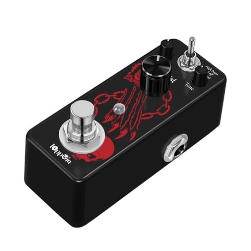 IOppWin HOLY WAR Heavy Metal Distortion Pedal - 3 Mode (Lo/Hi Boost) True Bypass, Mini Metal Casing, Guitar Effects Pedal - Image 1